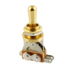 Gold Short Straight Toggle Switch
