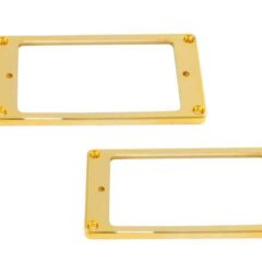 PC0741-002 Gold Flat Profile Humbucking Pickup Ring Set