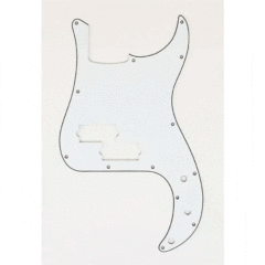 PG0750-035-White Pickguard for Precision Bass®