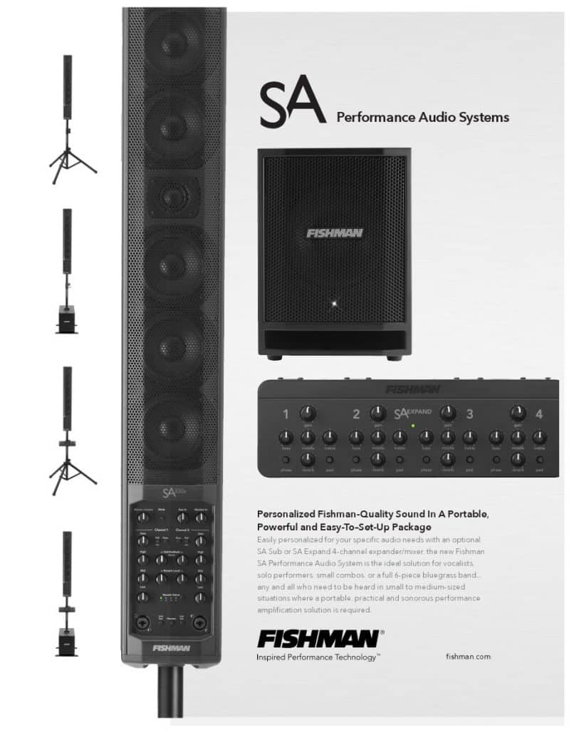 Φορητό σύστημα ήχου για ακουστικά όργανα και φωνή Fishman SA330x
