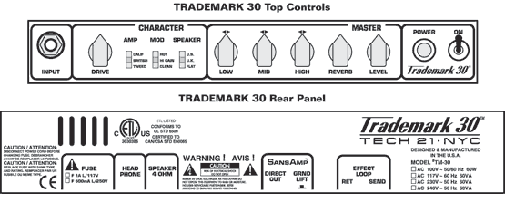 Tech 21 TM30 Trademark 30 Combo Amplifier