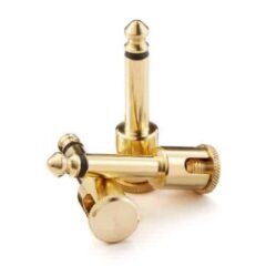 George L's Brass Unplated Solderless Right Angle Plug